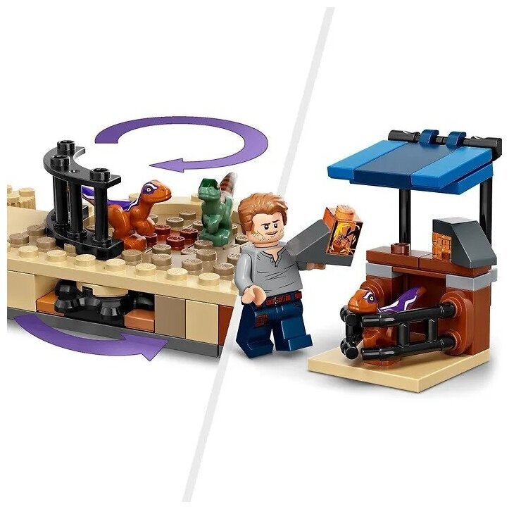 Конструктор LEGO Jurassic World 76945 Атроцираптор: погоня на мотоцикле — фото 10