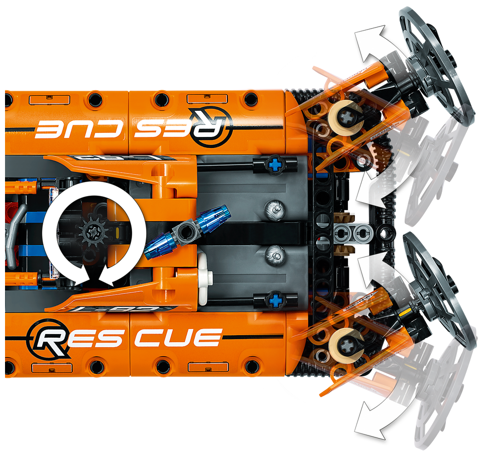 Конструктор LEGO Technic 42120 Спасательное судно на воздушной подушке — фото 7