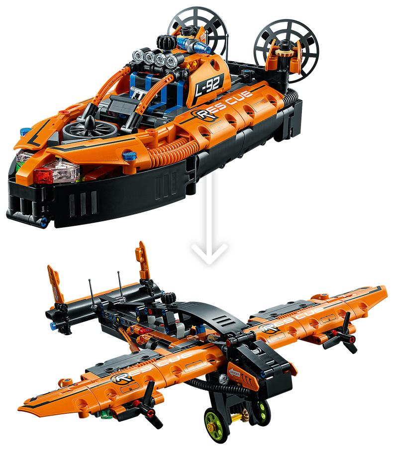 Конструктор LEGO Technic 42120 Спасательное судно на воздушной подушке — фото 9