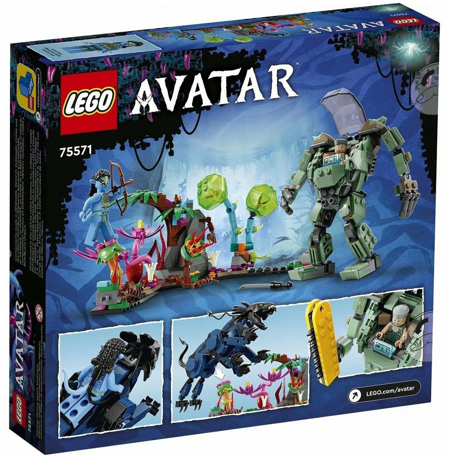 Конструктор LEGO Аватар 75571 Нейтири и Танатор против AMP-робота Куорича — фото 2