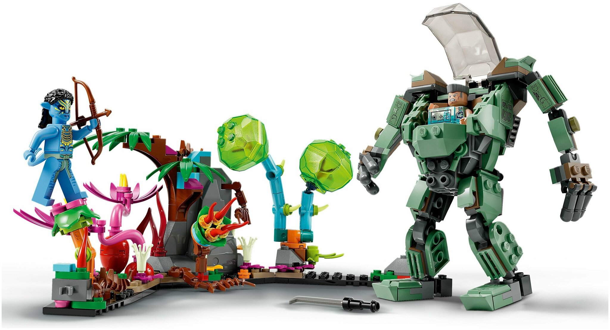 Конструктор LEGO Аватар 75571 Нейтири и Танатор против AMP-робота Куорича — фото 11