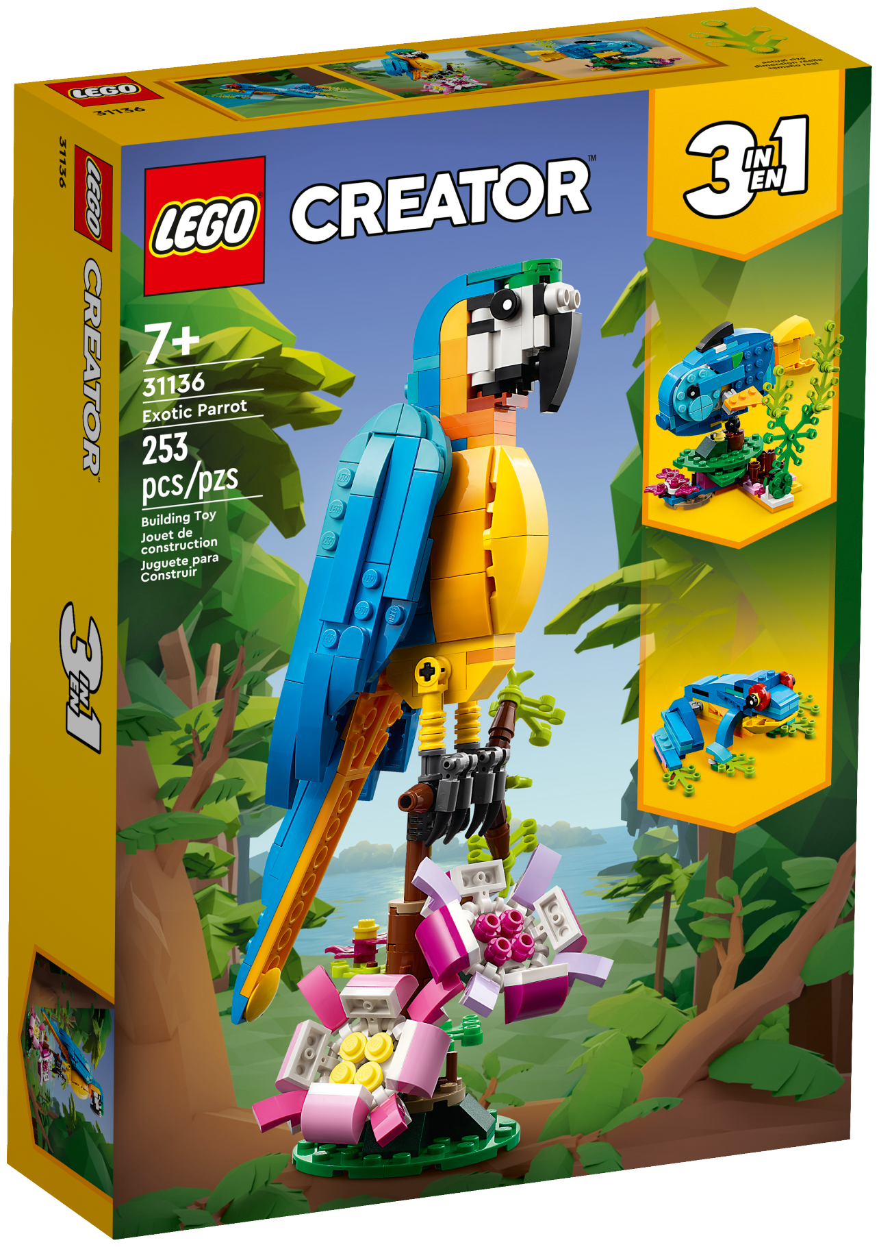 Конструктор LEGO Creator 31136 Экзотический попугай — фото 13