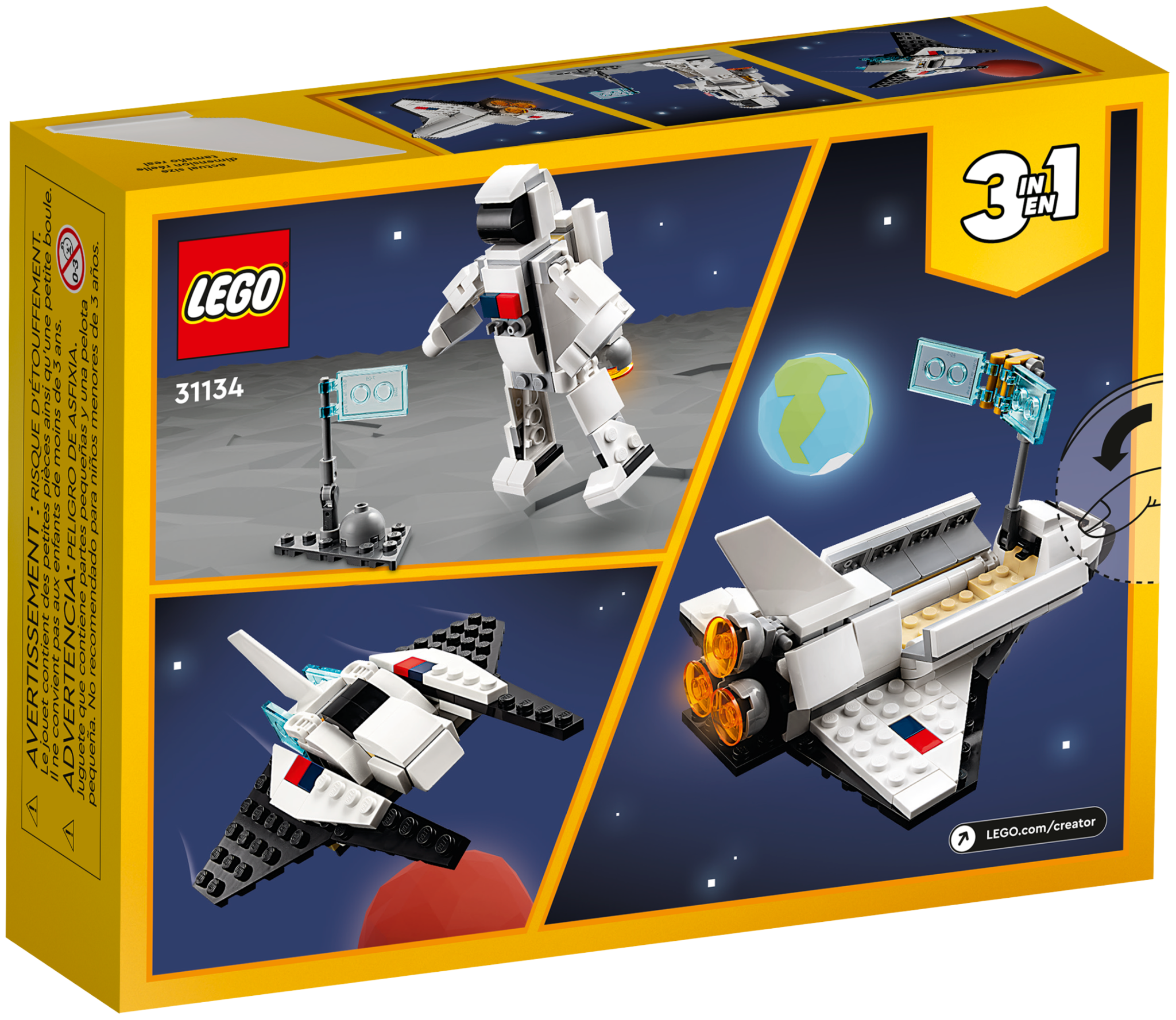 Конструктор LEGO Creator 31134 Космический шаттл — фото 2