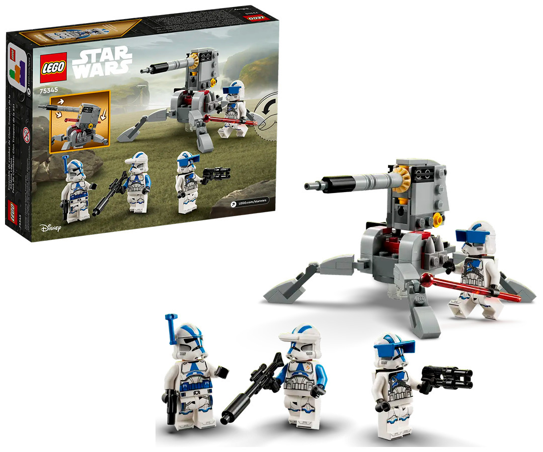 Конструктор LEGO Star Wars 75345 Боевой набор клонов 501-го легиона — фото 9