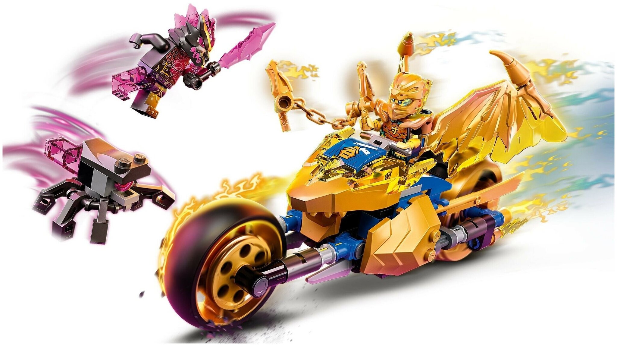 Конструктор LEGO Ninjago 71768 Мотоцикл Джея Золотой Дракон — фото 7