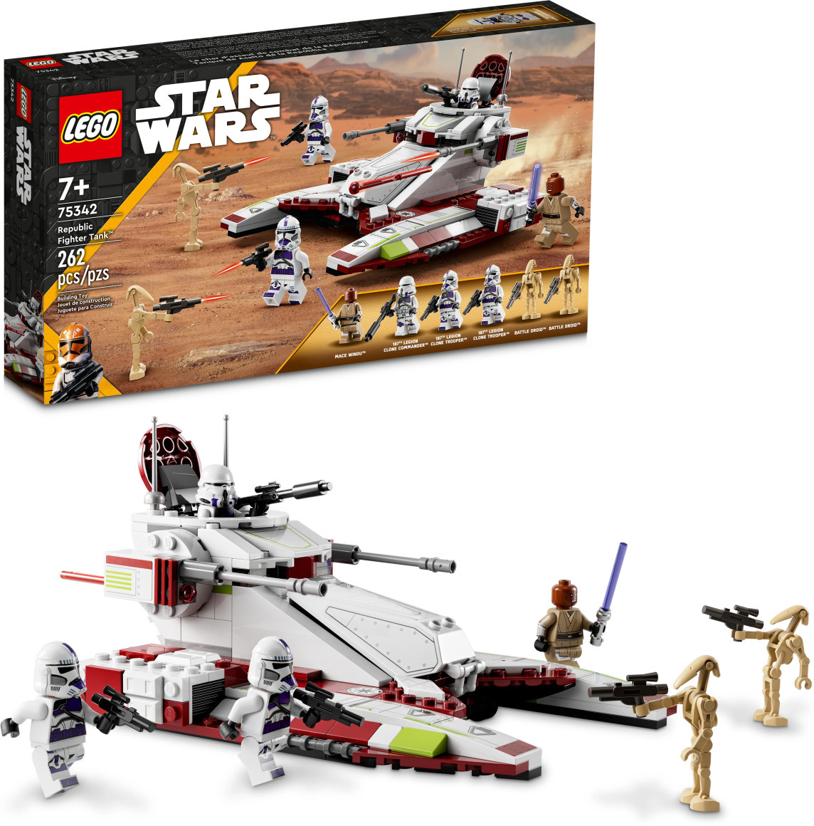 Конструктор LEGO Star Wars 75342 Республиканский боевой танк