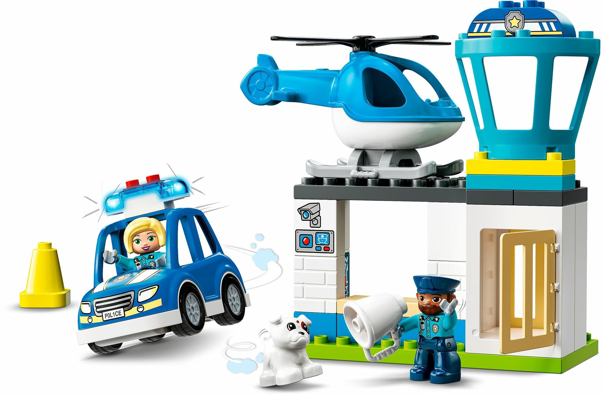 Конструктор LEGO DUPLO Town 10959 Полицейский участок и вертолёт — фото 12