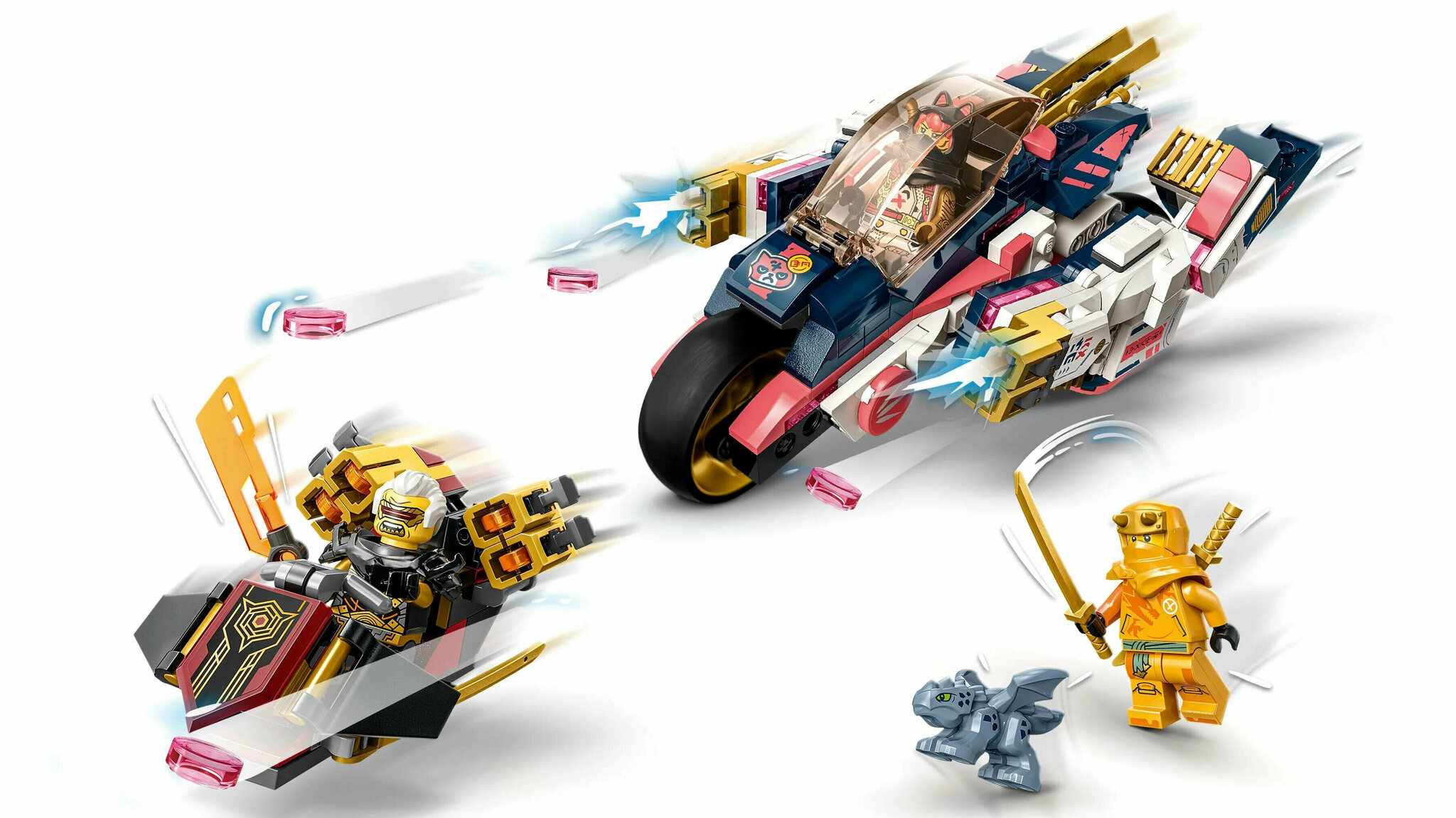 Конструктор LEGO Ninjago 71792 Трансформирующийся мотогонщик Сора — фото 5