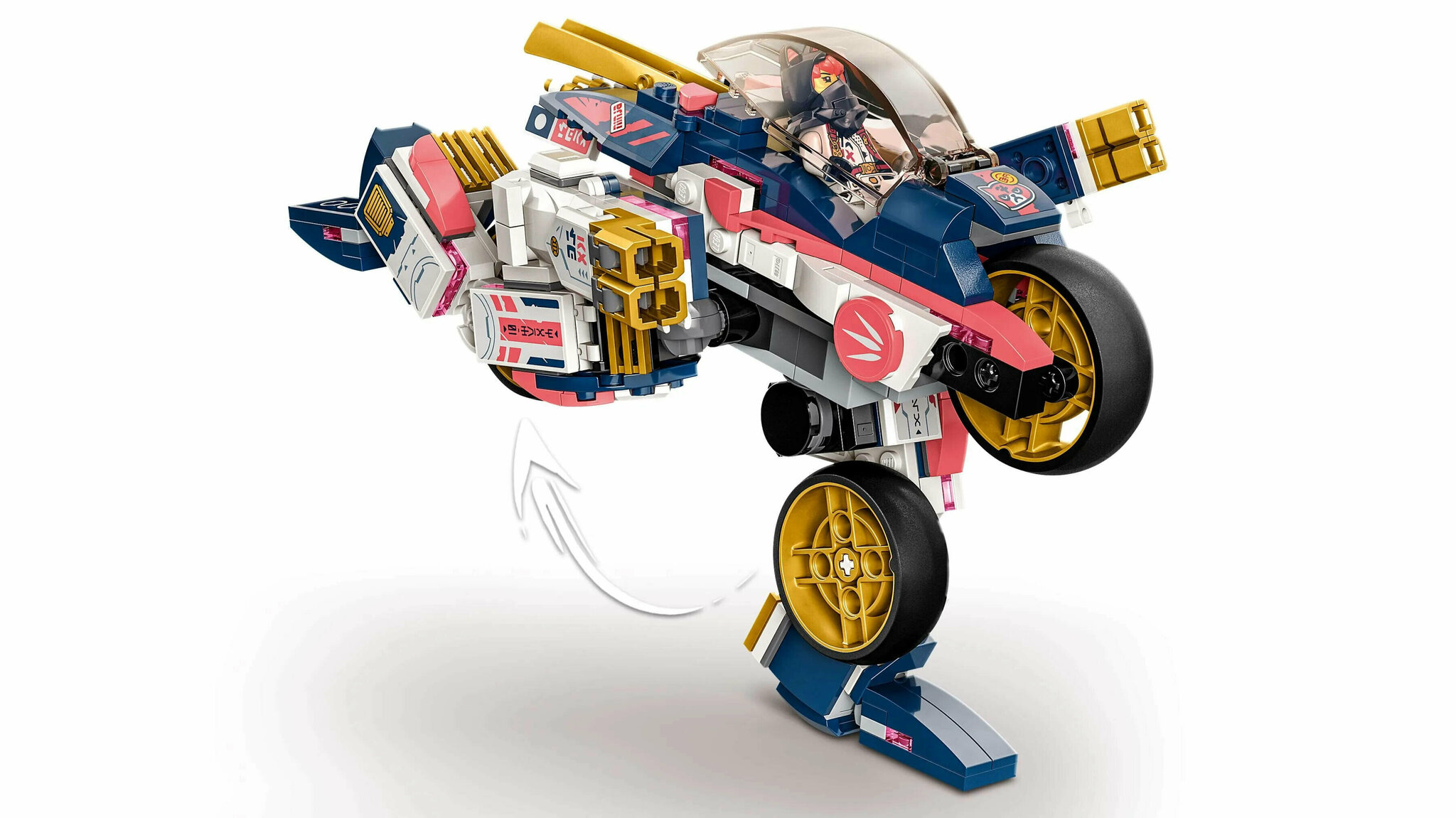 Конструктор LEGO Ninjago 71792 Трансформирующийся мотогонщик Сора — фото 7