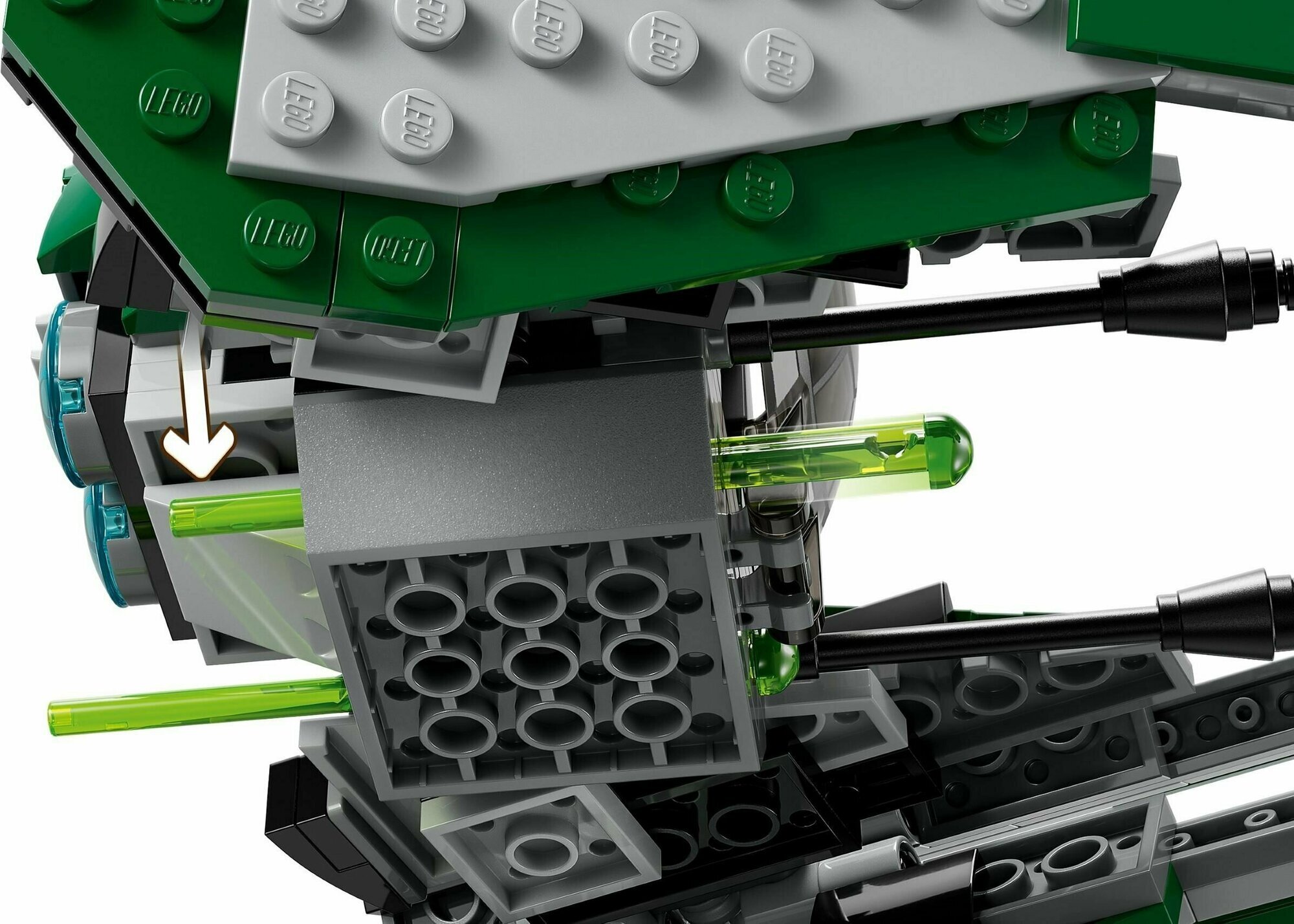 Конструктор LEGO Star Wars 75360 Джедайский истребитель Йоды — фото 12