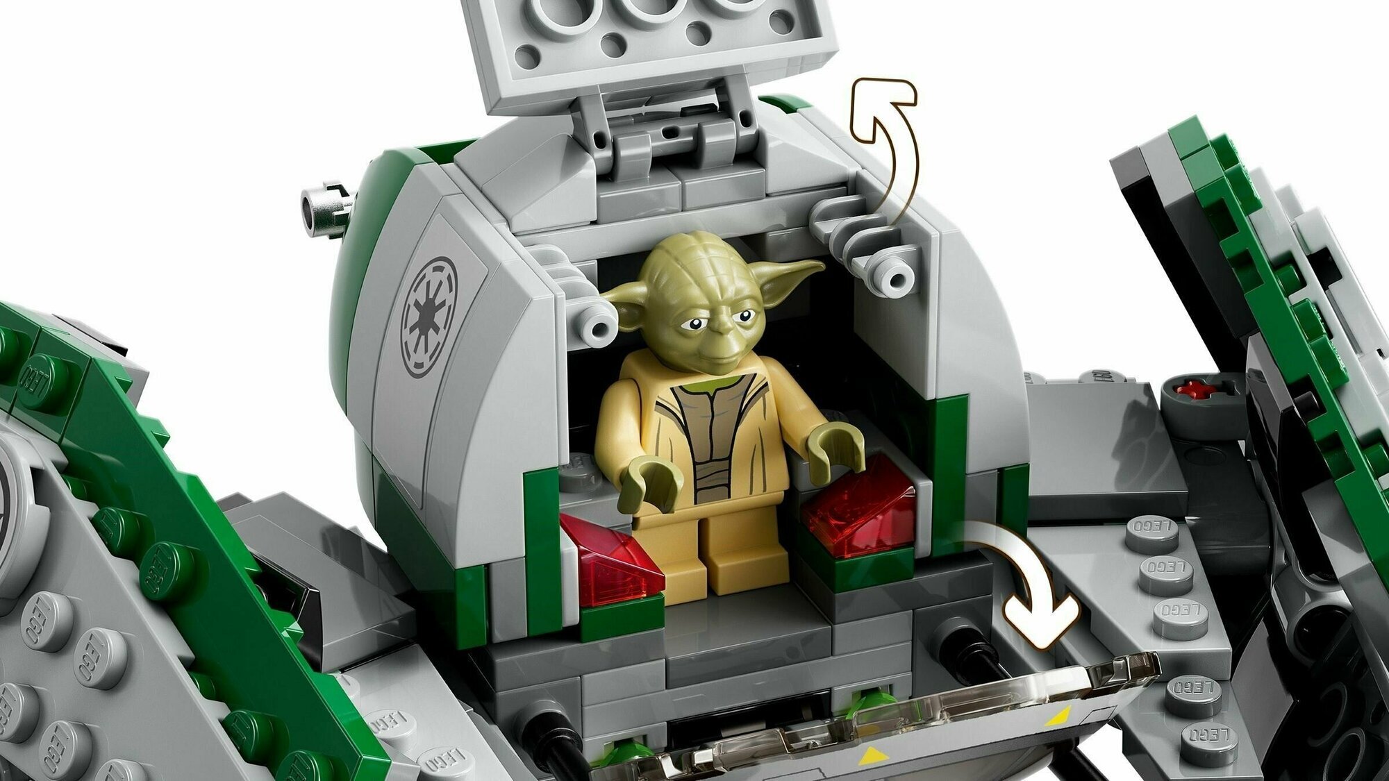 Конструктор LEGO Star Wars 75360 Джедайский истребитель Йоды — фото 5