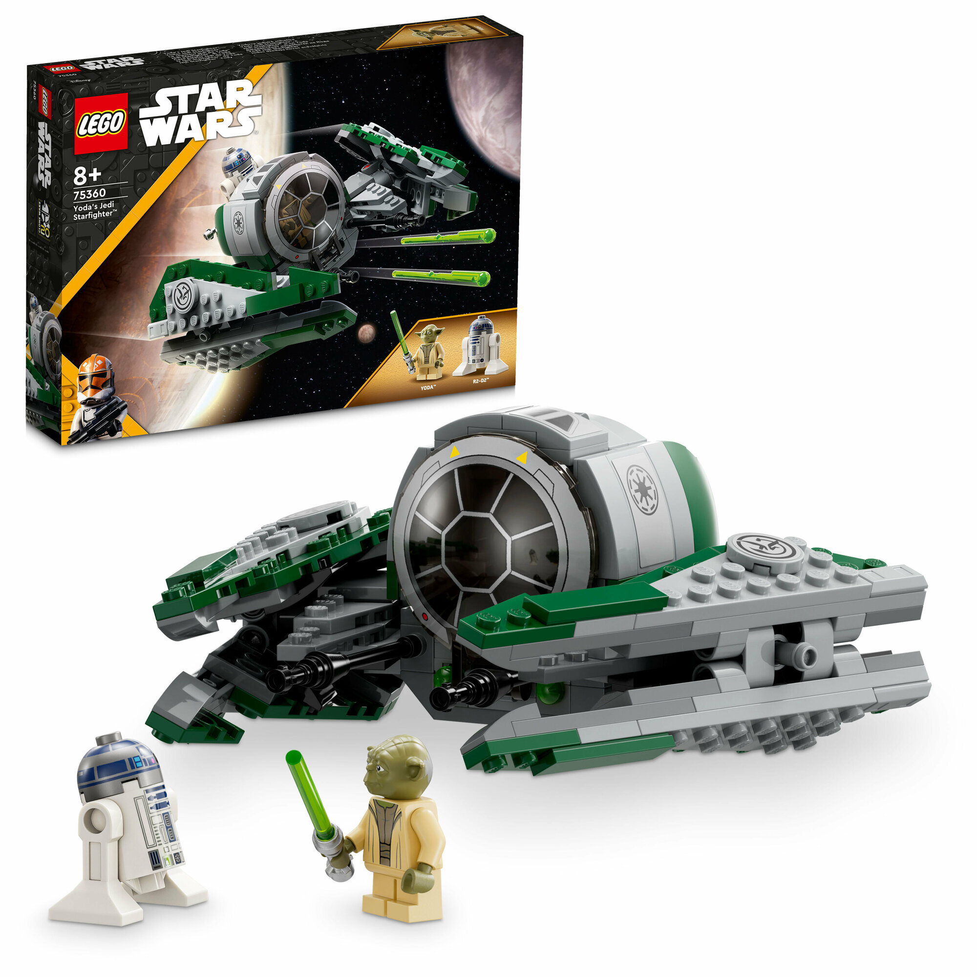 Конструктор LEGO Star Wars 75360 Джедайский истребитель Йоды — фото 10