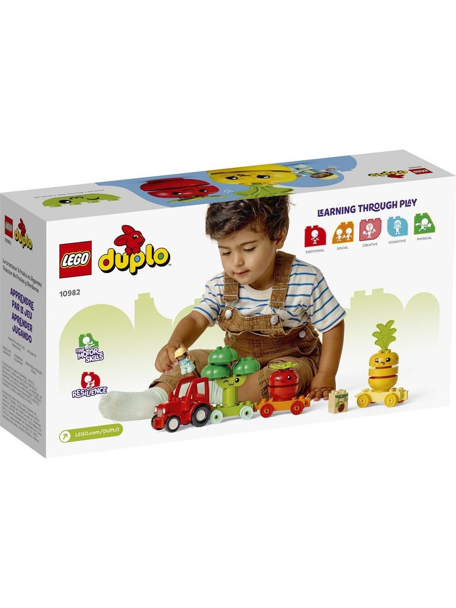 Конструктор Duplo 10982 Фруктово-овощной трактор — фото 2