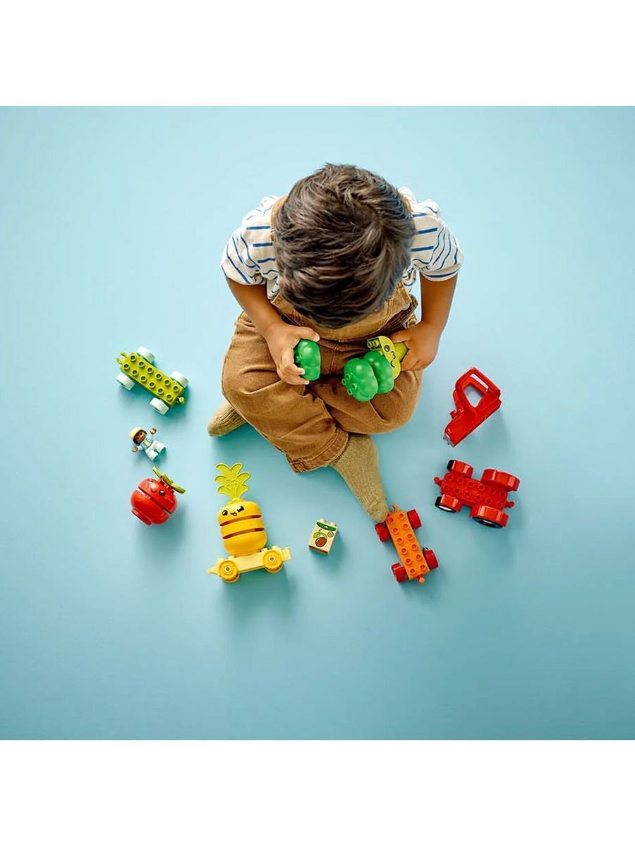 Конструктор Duplo 10982 Фруктово-овощной трактор — фото 6