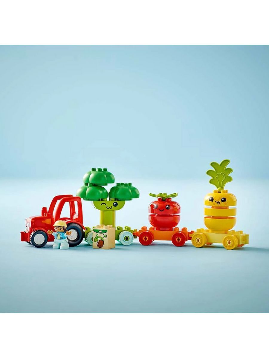 Конструктор Duplo 10982 Фруктово-овощной трактор — фото 7