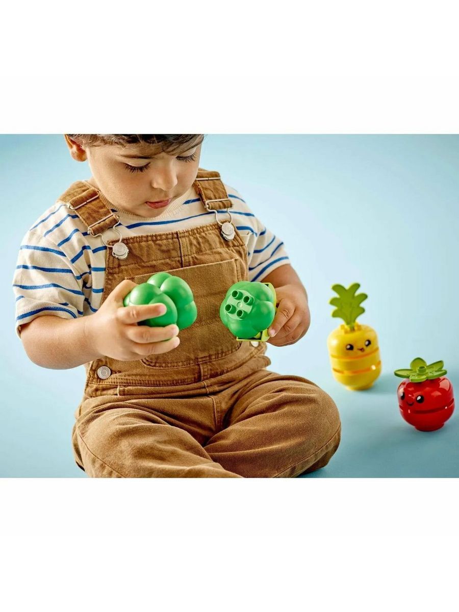 Конструктор Duplo 10982 Фруктово-овощной трактор — фото 12