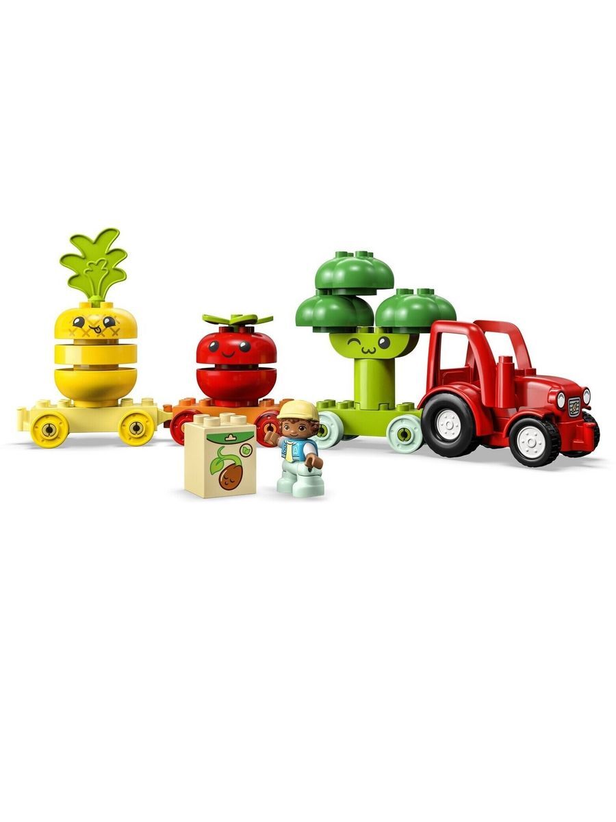 Конструктор Duplo 10982 Фруктово-овощной трактор — фото 3