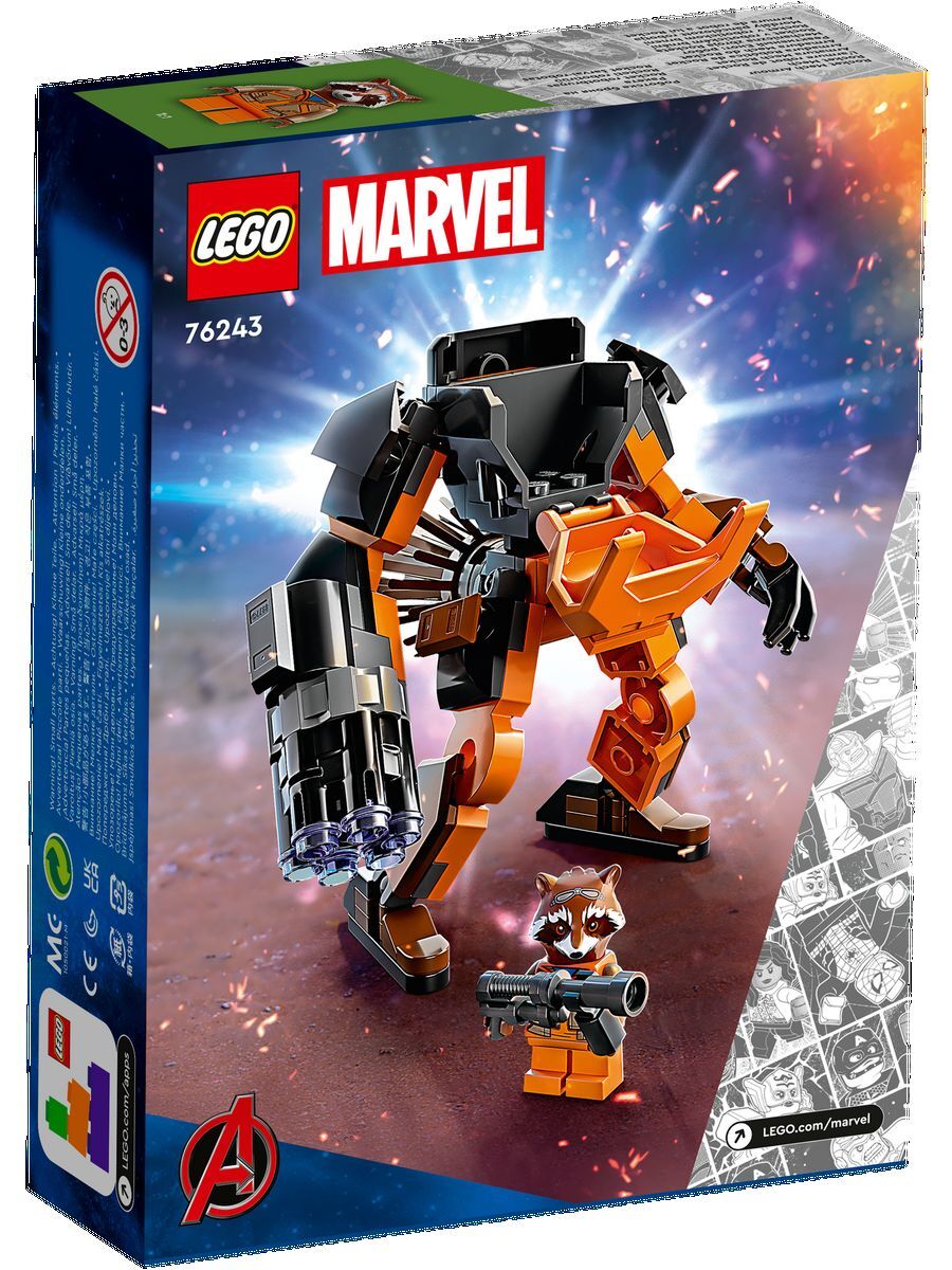 Конструктор Super Heroes 76243 Броня ракетного робота — фото 2