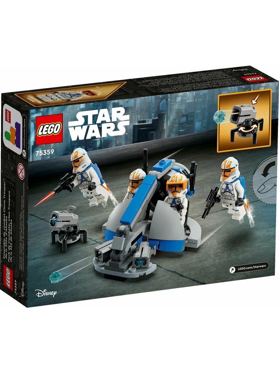 Конструктор Star Wars 75359 Боевой набор солдат-клонов Асоки — фото 2