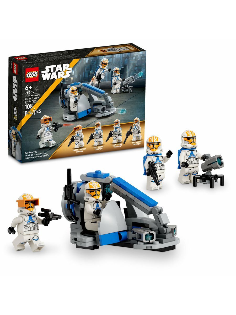 Конструктор Star Wars 75359 Боевой набор солдат-клонов Асоки — фото 12