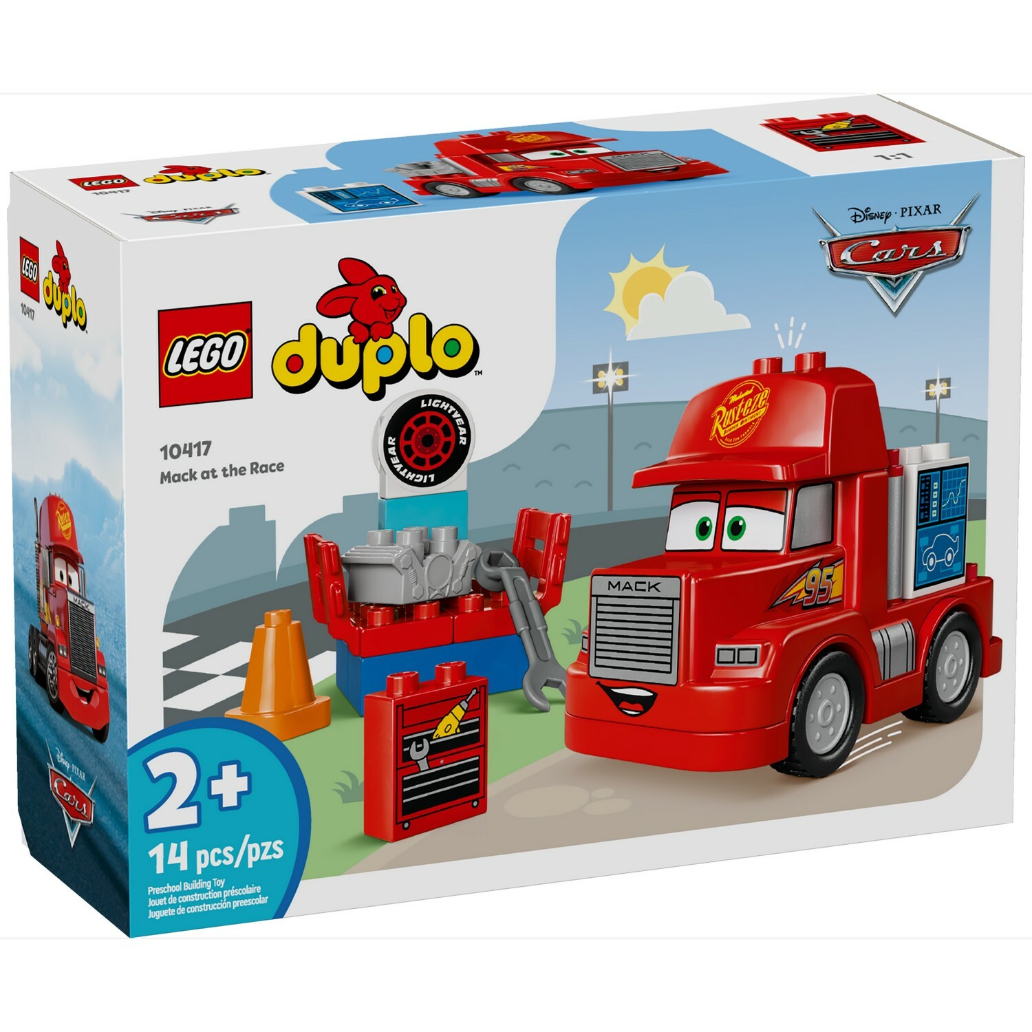 Конструктор DUPLO 10417 Мак на гонках