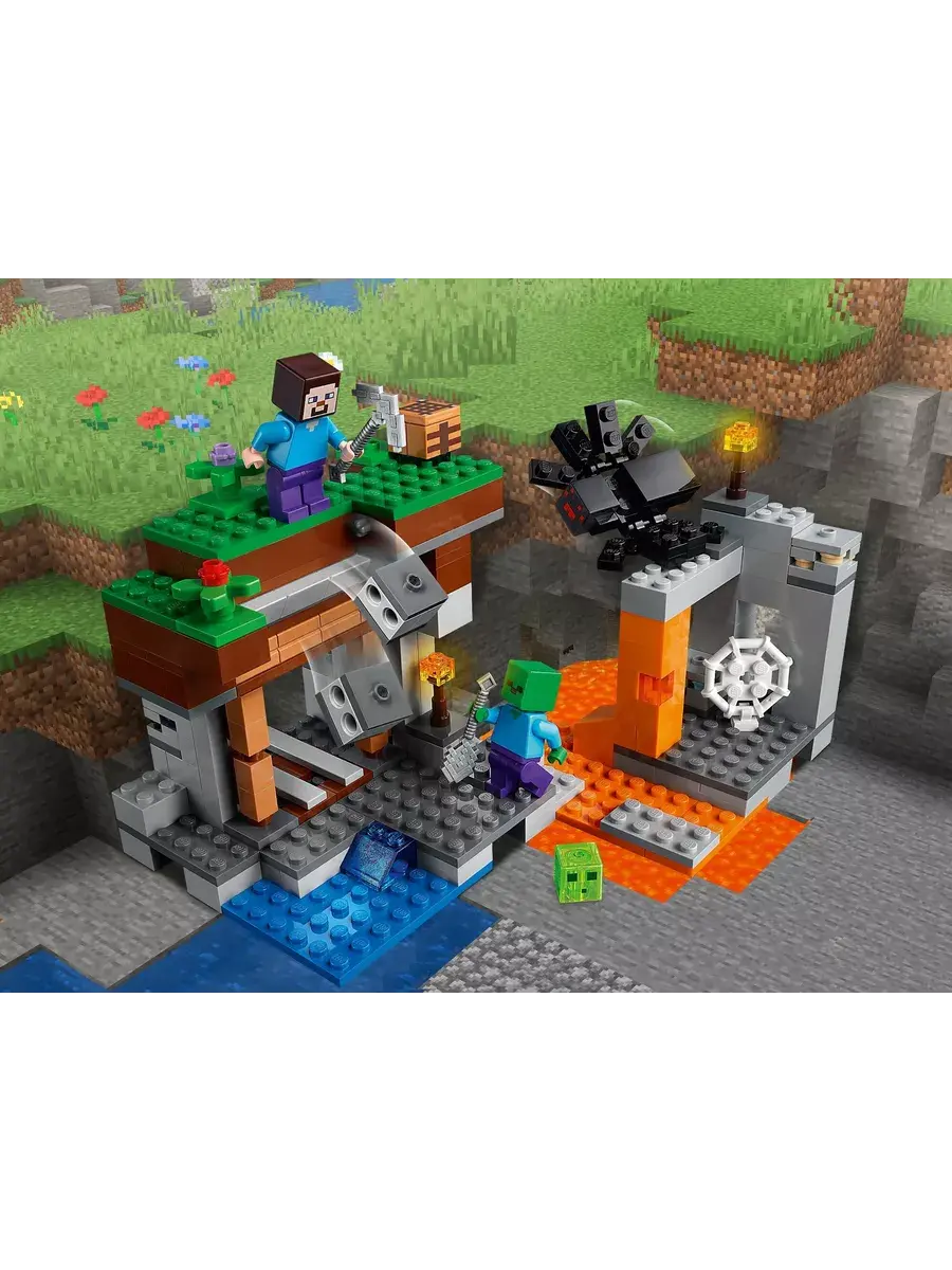 Конструктор Minecraft 21166 Заброшенная шахта — фото 4