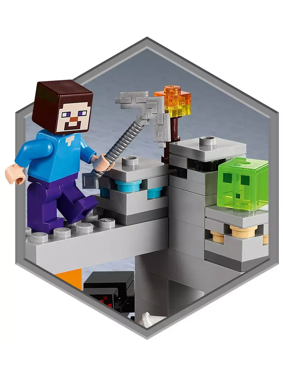 Конструктор Minecraft 21166 Заброшенная шахта — фото 6