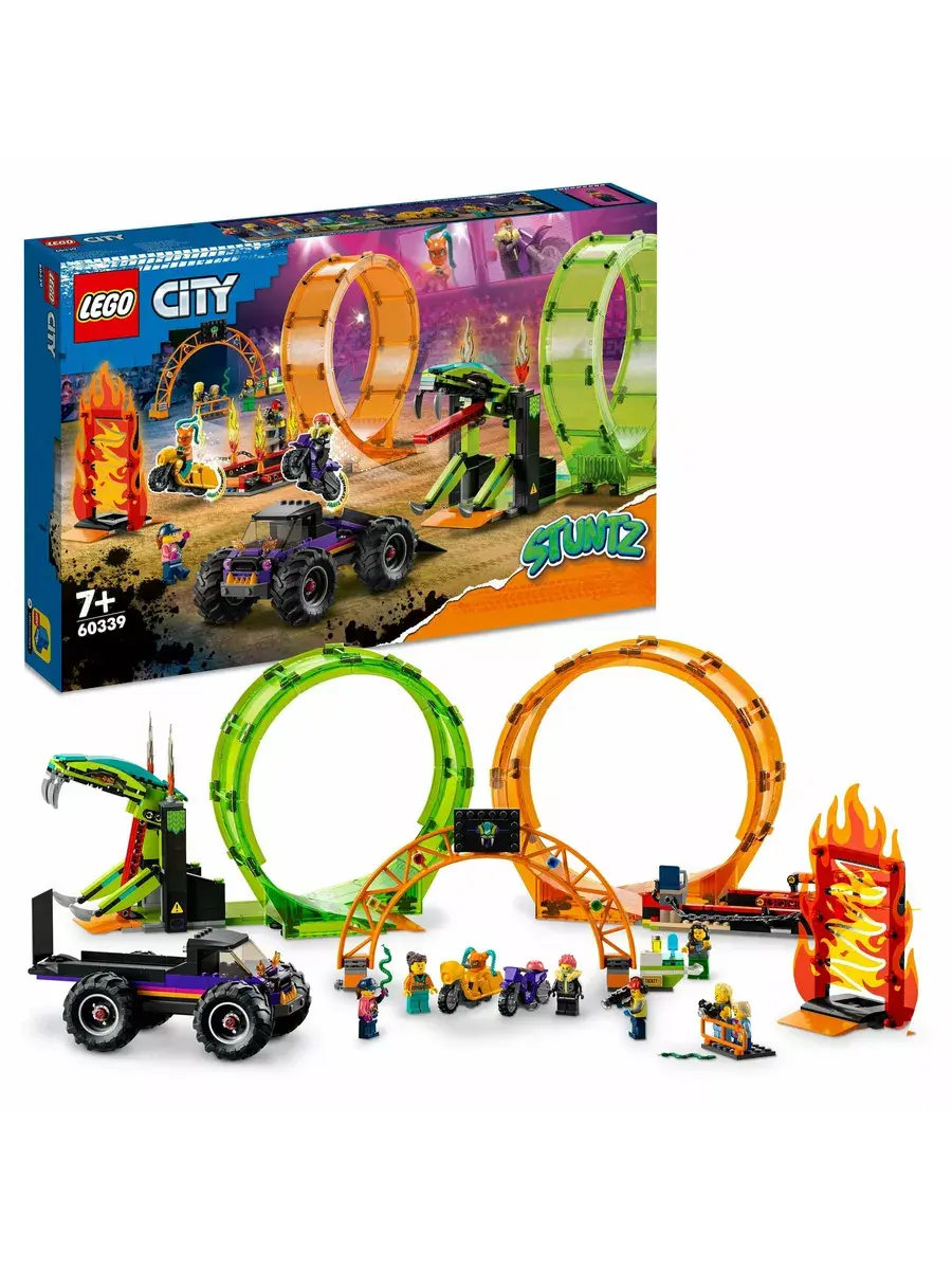 Конструктор LEGO City 60339 Трюковая арена для машинок — фото 8