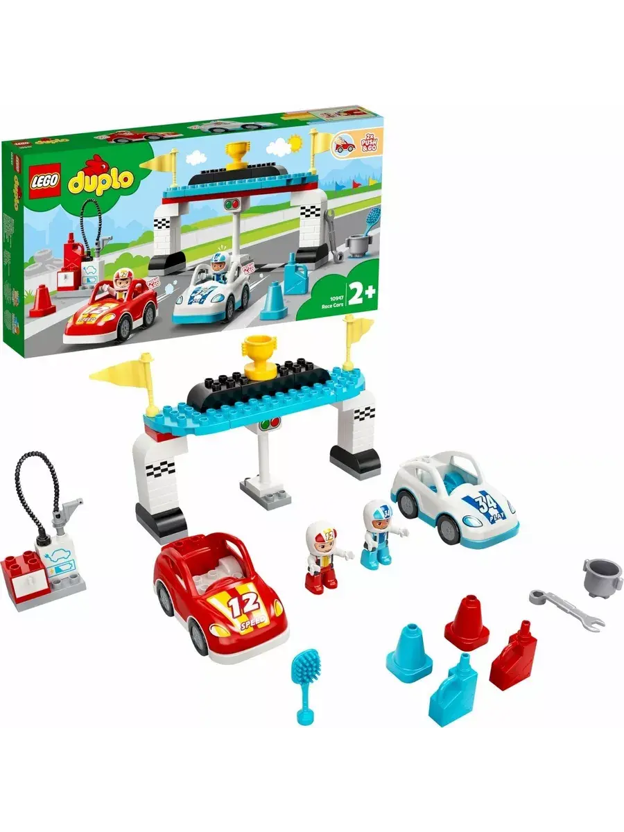 Конструктор Duplo Town 10947 Гоночные машины