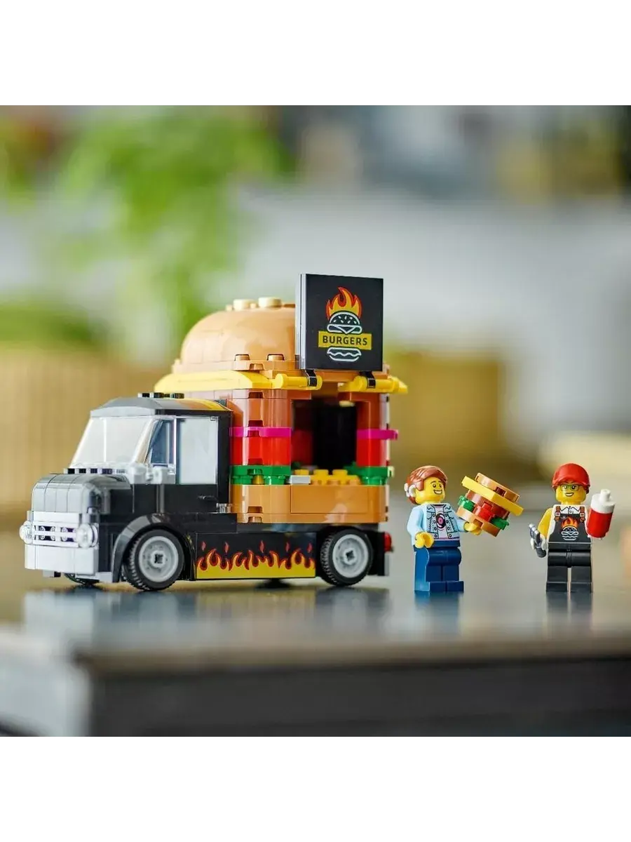 Конструктор City 60404 Бургерная на колесах Burger Truck — фото 6