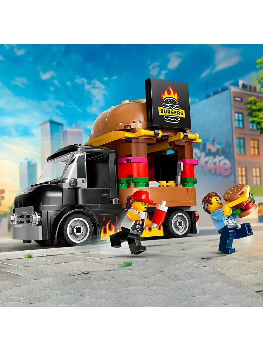 Конструктор City 60404 Бургерная на колесах Burger Truck — фото 3