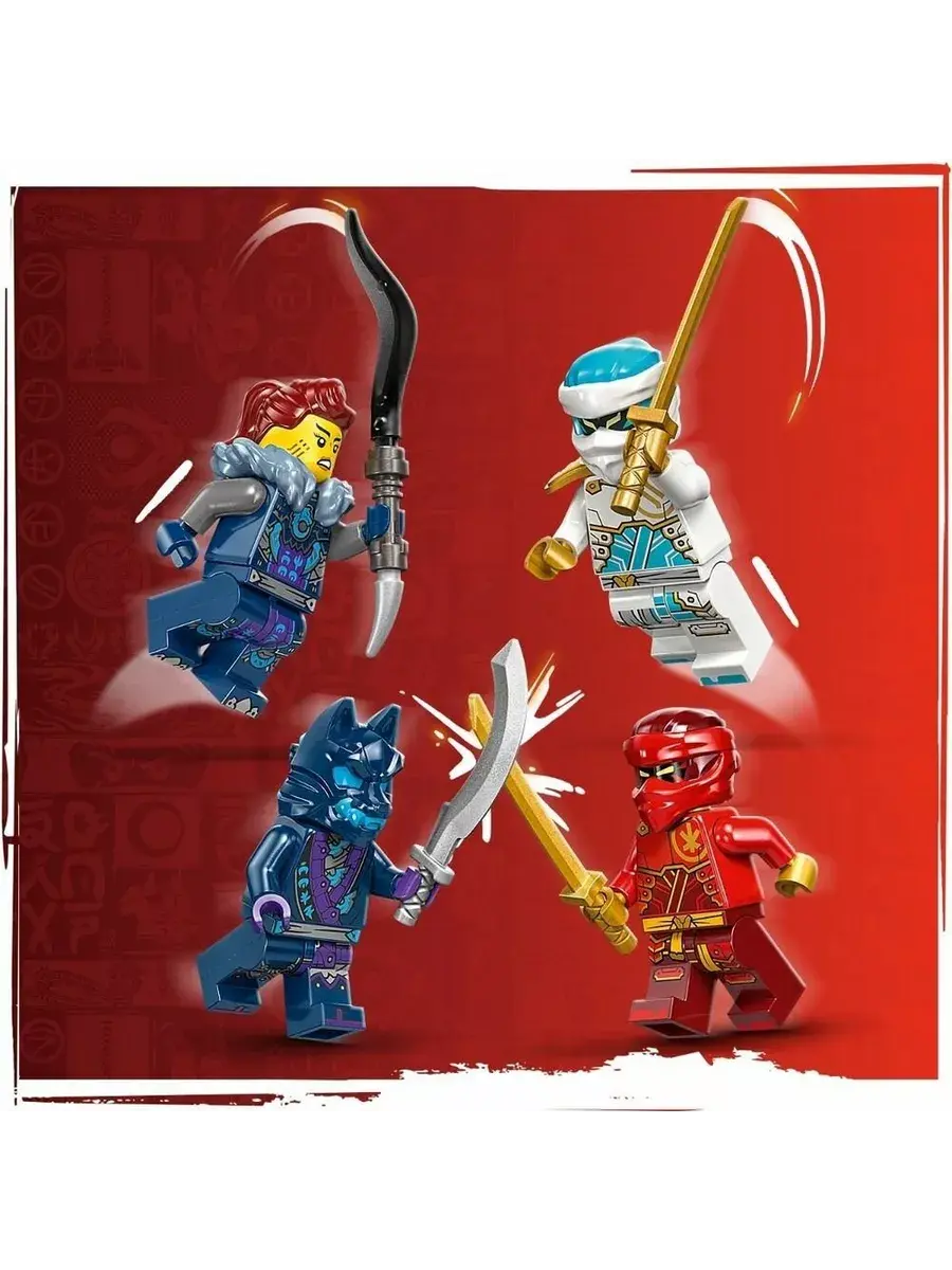 Конструктор Ninjago 71808 Огненный робот Кая — фото 13