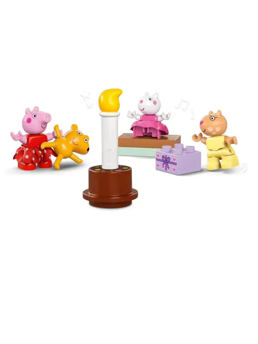 Конструктор LEGO DUPLO 10433 Свинка Пеппа: домик для дня рождения — фото 4