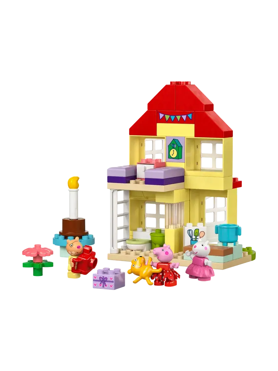 Конструктор LEGO DUPLO 10433 Свинка Пеппа: домик для дня рождения — фото 3