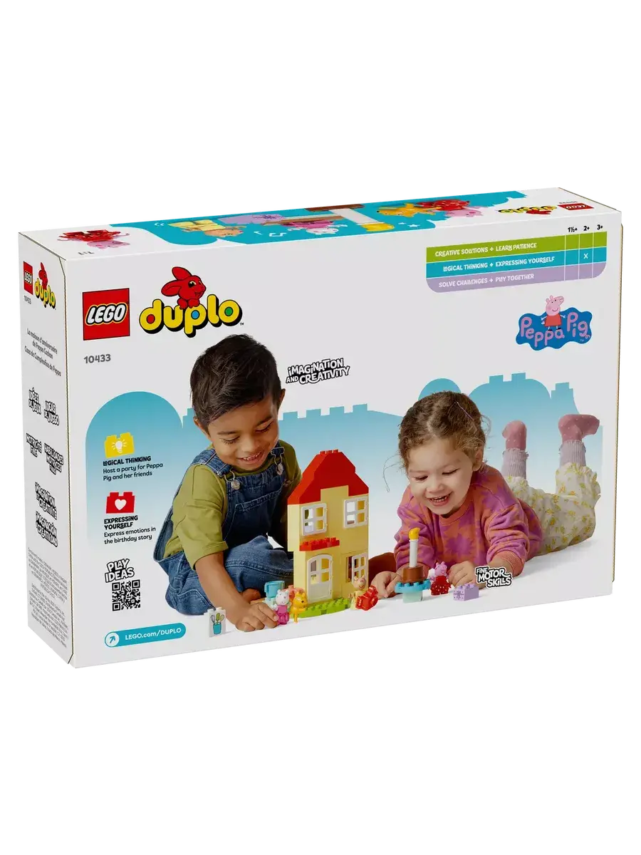Конструктор LEGO DUPLO 10433 Свинка Пеппа: домик для дня рождения — фото 2
