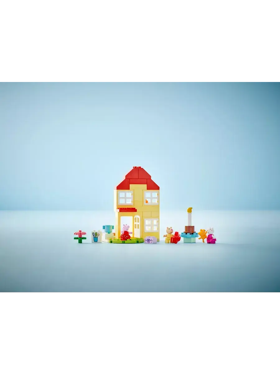 Конструктор LEGO DUPLO 10433 Свинка Пеппа: домик для дня рождения — фото 5