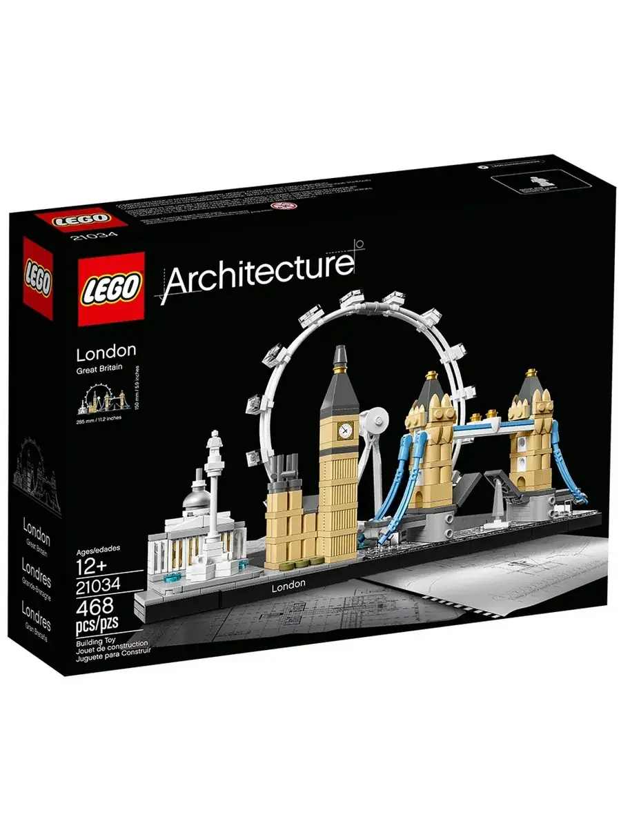 Конструктор архитектурный Architecture 21034 Лондон