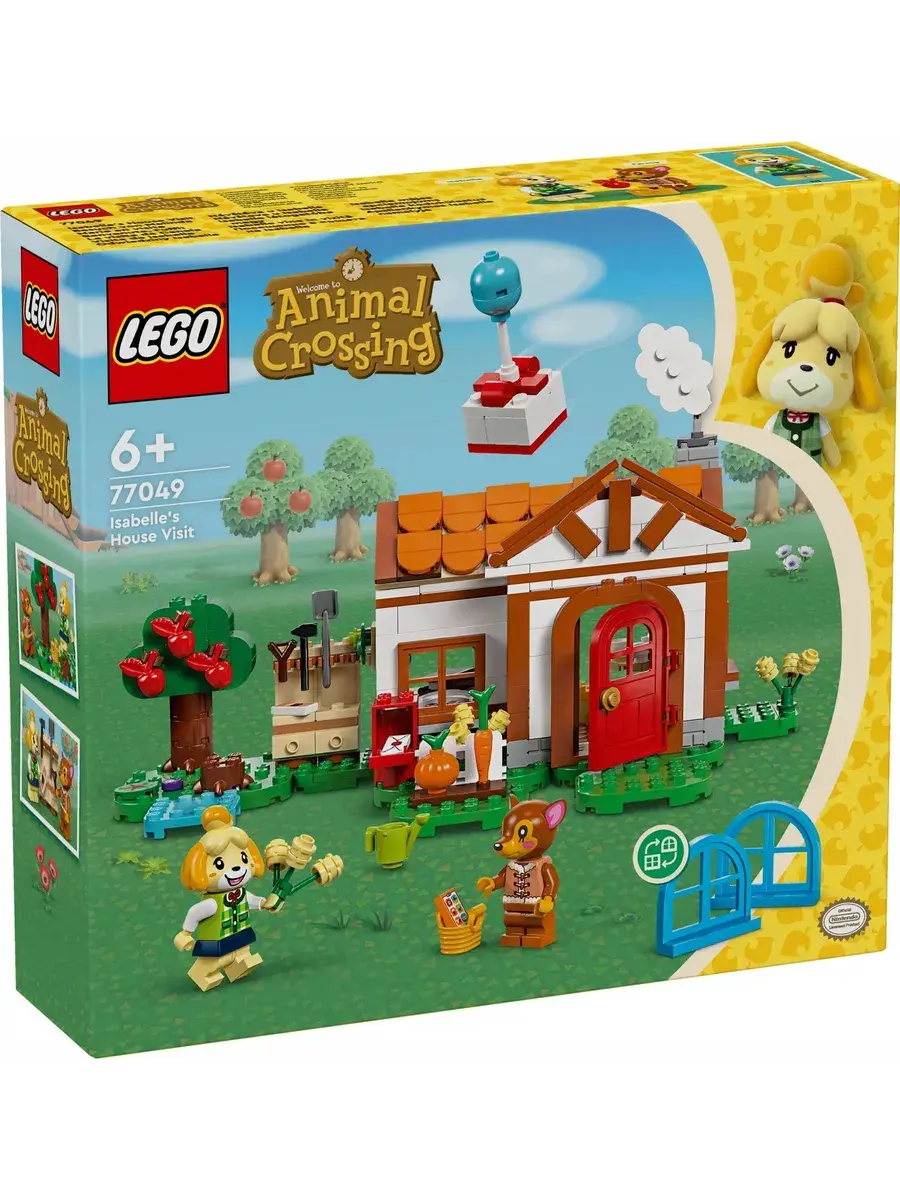 Конструктор Animal Crossing 77049 Посещение дома Изабель