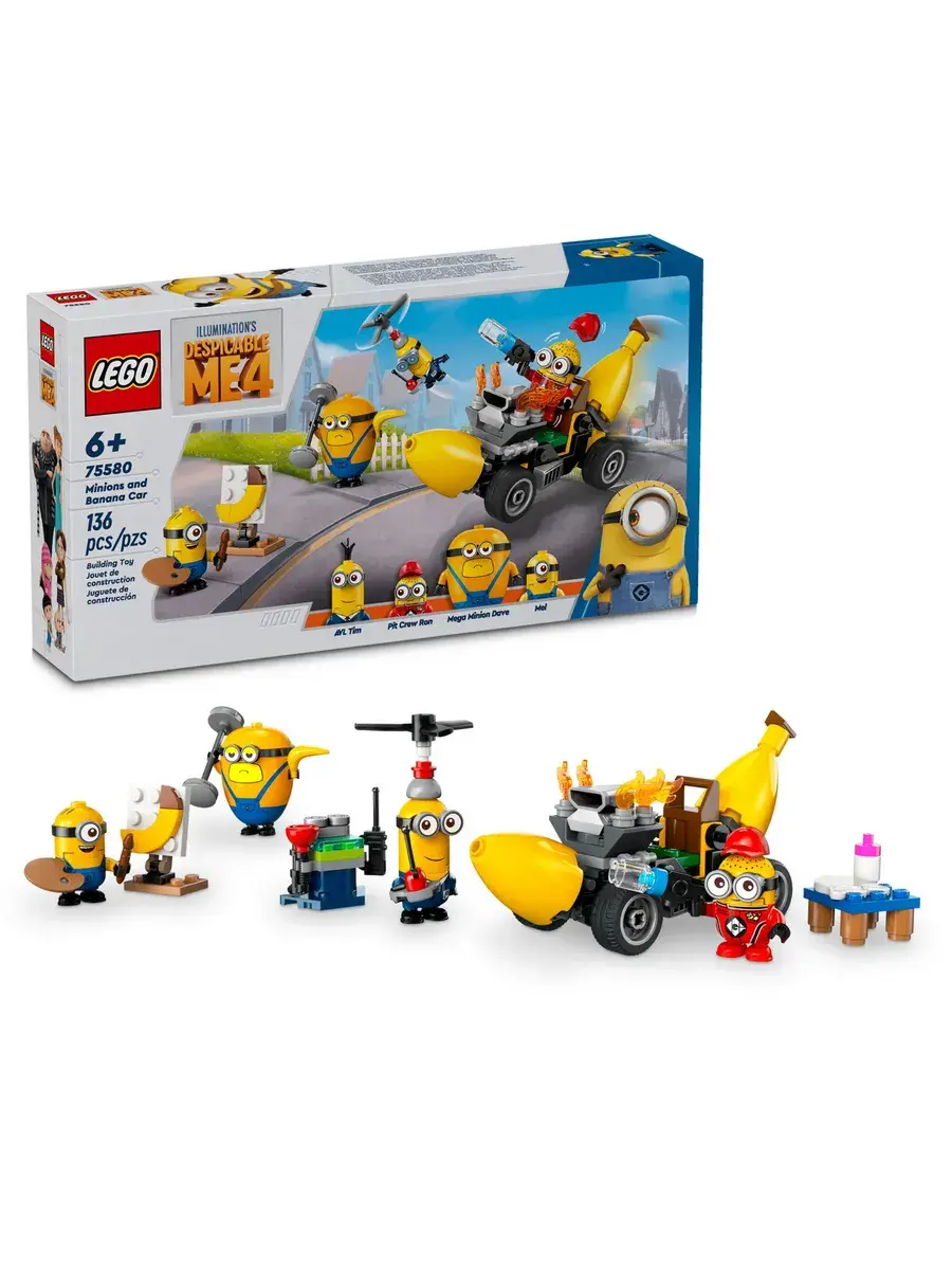 Конструктор Minions 75580 Конструктор Миньоны и Бананакар
