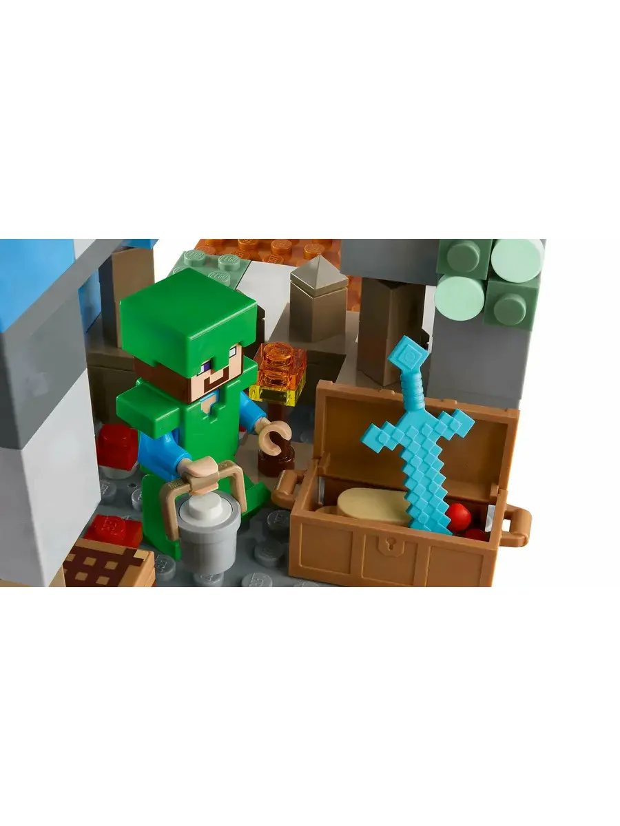 Конструктор Minecraft 21243 Ледяные вершины — фото 10