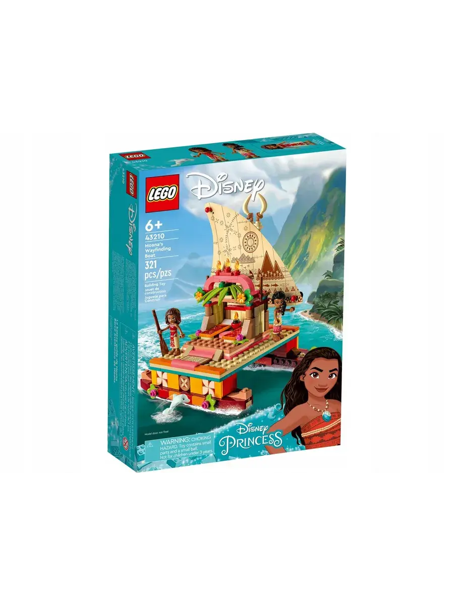 Конструктор Disney Princess 43210 Путеводная лодка Моаны