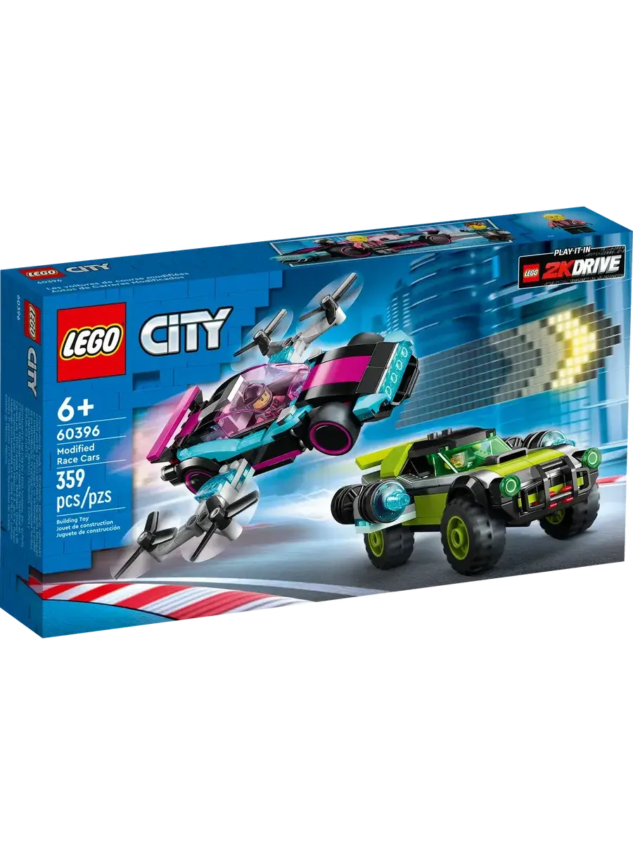 Конструктор City 60396 Модифицированные гоночные автомобили