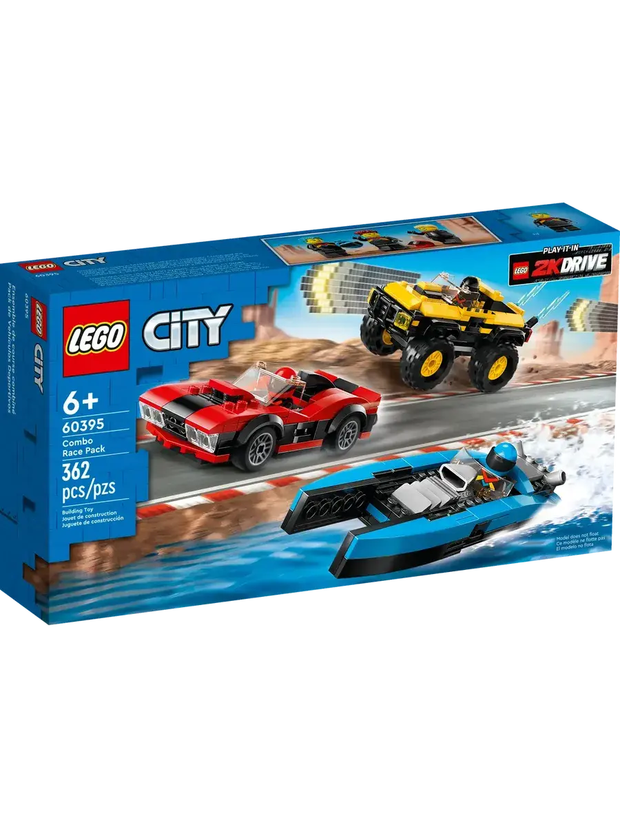 Конструктор City 60395 Комбо-гонка машинки