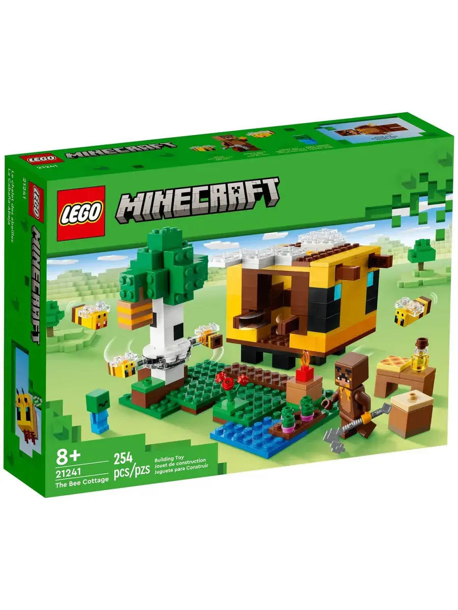 Конструктор Minecraft 21241 Пчелиный коттедж