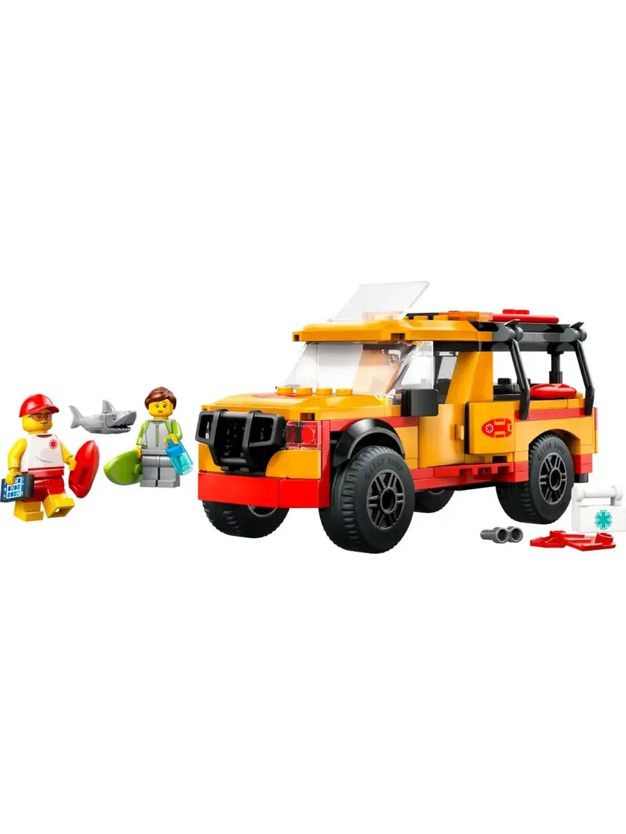 Конструктор LEGO Сity 60453 Cпасательный автомобиль на пляже — фото 6