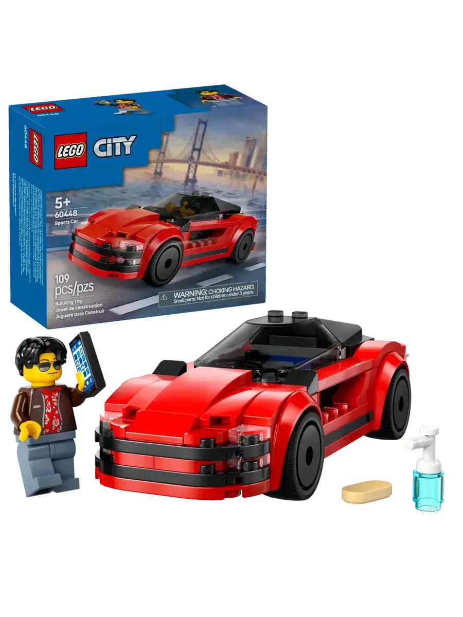 Конструктор LEGO Сity 60448 Красный спортивный автомобиль