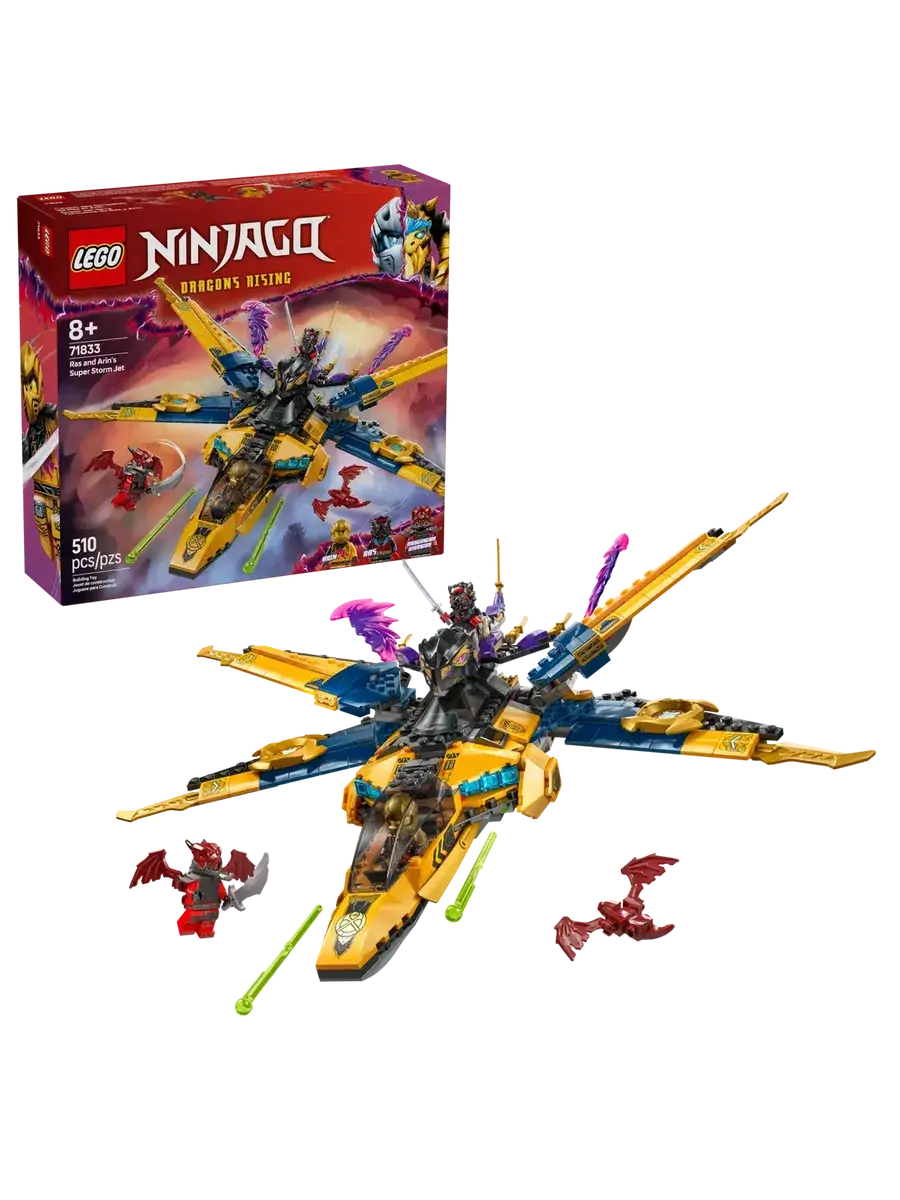 Конструктор Ninjago 71833 Реактивный самолёт Раса и Арина — фото 10