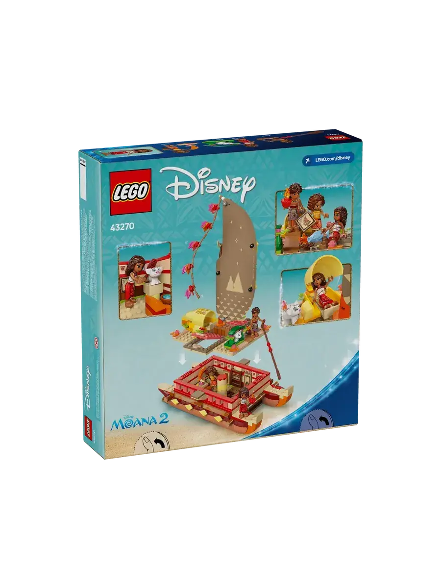 Конструктор Disney Princess 43270 Путешествие Моаны на каноэ — фото 2