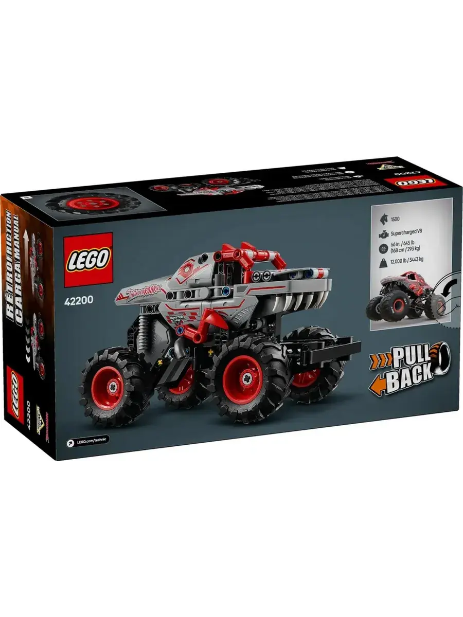 Конструктор машинка Technic 42200 Monster Jam ThunderROARu — фото 2