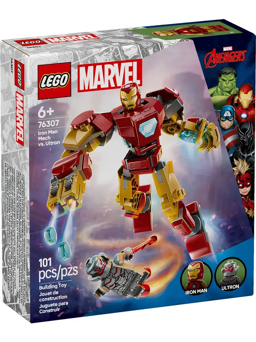 Конструктор Marvel 76307 Железный человек против Альтрона
